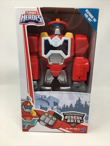 Playskool Heroes Transformers Rescue Bots Heatwave the Fire Bot New HTF Cover