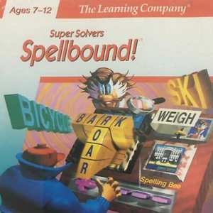 Super Solvers Spellbound The Learning Company Ages 7-12 PC CD-Rom Windows Mac - Picture 1 of 6