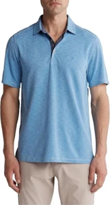 Tommy Bahama Paradiso Polo Short Sleeve, Blue Canal, Small - Picture 1 of 2