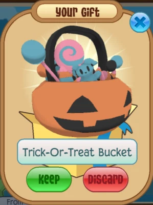 Animal Jam Classic AJC Default Trick-Or-Treat Bucket (READ DESCRIPTION)