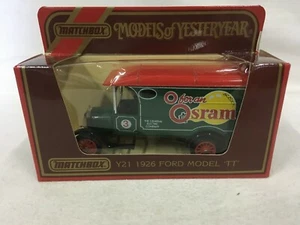 Matchbox Models of Yesteryear - 1926 Ford T Y21 1:41 Osram Neu und Ovp - Bild 1 von 1