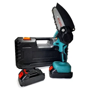 MOTOSEGA BATTERIA A 2 BATTERIE POTATURA  GIARDINAGGIO - Imagen 1 de 5