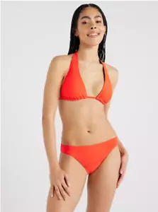 No Boundaries Womens Juniors Reversible Swimsuit Bathing Suit Blue Orange Size L - Picture 1 of 5