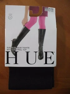 Hue Super Opaque Tights Sz 0 Expresso - Picture 1 of 2