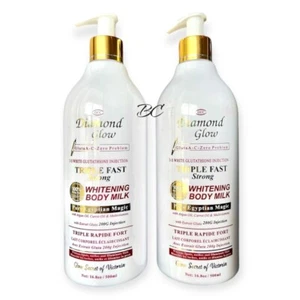 AUTHENTIC GCC DIAMOND GLOW BODY MILK. TRIPLE FAST WHITENING LOTION . 500ml X 1 - Picture 1 of 1