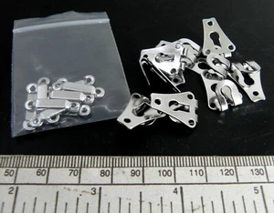 Clip Haken Hose/Rock Ausführung Silber – Bündel Von 10 - Bild 1 von 3