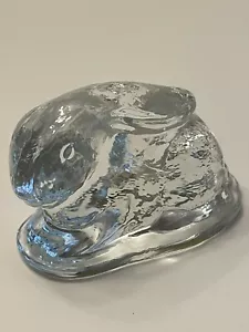 Viking Glass Clear Thumper Bunny Rabbit - Picture 1 of 8