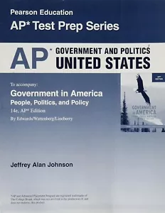 AP Government and Politics United States (Pearson Education AP Test Prep Series) - Picture 1 of 8