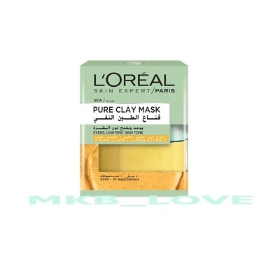 L'oreal Paris Pure Clay Mask Lemon Extract 50ml - Image 1 of 3