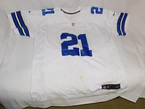 Nike On Field NFL Dallas Cowboys Ezekiel Elliott #21 White Jersey Men’s SIZE XL - Picture 1 of 5