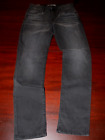 mens joe's the brixton straight + narrow jeans 29x34 nwt $138 black faded