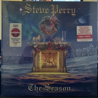 Steve Perry - The Season - NEW SEALED Red Vinyl with Christmas Card Foto 1 de 2
