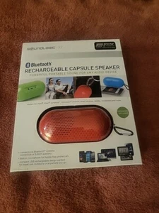 SOUNDLOGIC XT BLUETOOTH MINI CAPSULE SPEAKER WITH BUILT-IN MICROPHONE - RED - Picture 1 of 3