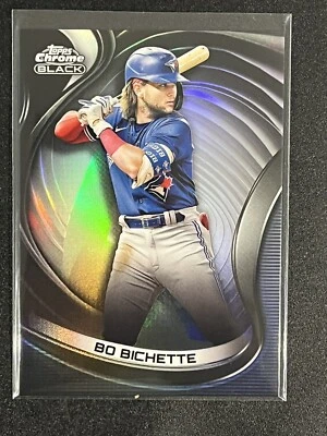 2022 Topps Chrome Black Bo Bichette Refractor /199 Blue Jays #7 - Image 1 of 2