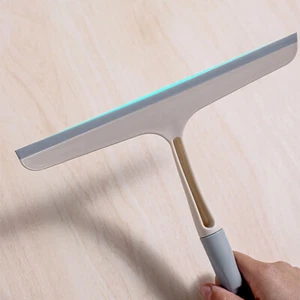 Silicone Scraper Washing Wiper Shower Squeegee Glass Clean Floor Window Glass - Zdjęcie 1 z 13