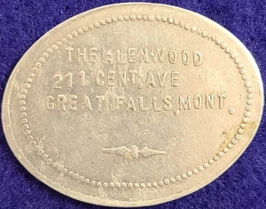 Great Falls, Montana, The Glenwood, GF 50c in Merchandise Medaille - Bild 1 von 2