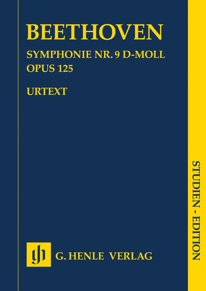 Study Score Beethoven Symphony No 9 D Minor Op 125 Orchestra Henle Urtext Book - Image 1 of 1