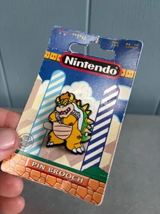 Nintendo 1993 Bowser Pin Brooch Badge Dufort & Sons Vintage SNES Era - Picture 1 of 6