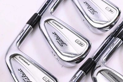 Titleist 716 CB Irons / 4-PW / Stiff Flex Dynamic Gold AMT S300 / No #5 Iron - Image 1 of 4