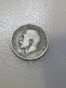 Moneda de seis peniques de plata mundial de 6 peniques 1920 Gran Bretaña 🇬🇧 - Imagen 1 de 2