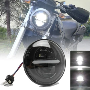 5-3/4" 5.75 inch LED Headlight High Low Beam DRL For G 650 Xcountry Dual Sport - Foto 1 di 16