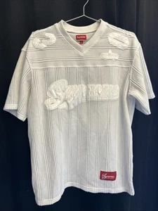 Supreme Open Knit Football Top | White |medium | I22 - Picture 1 of 5