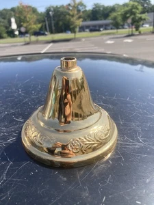 Brass Plated Patterned Ceiling Chandelier Light Canopy Cap Bell Part - Picture 1 of 1