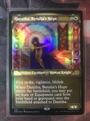 MTG Danitha, Benalia's Hope Texture FOIL Dominaria United DMU 328 Rare NM - Image 1 of 3