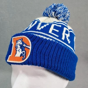 Denver Broncos Gorro Tejido con Puños Pom Pro Line Fanáticos Retro NFL - Imagen 1 de 23