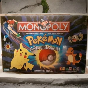 NEW Pokemon Collector's Edition Monopoly Board Game 1999 FACTORY SEALED - Picture 1 of 1