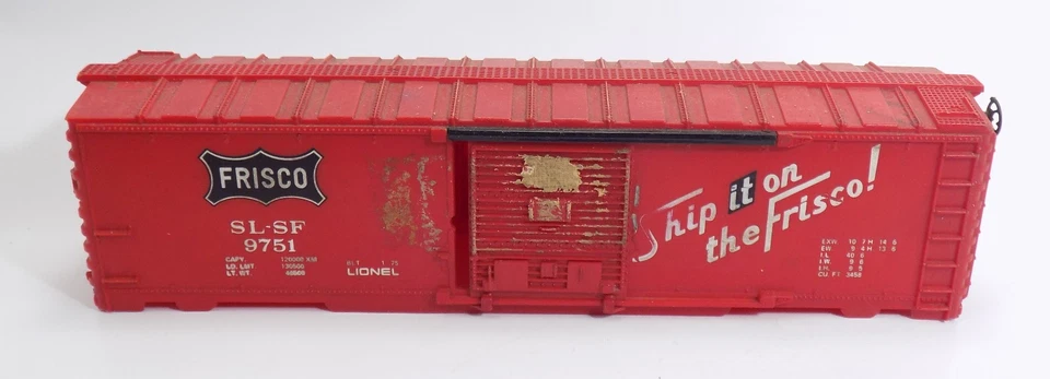 Vtg /O/ Lionel / FRISCO / SL-SF #9751 / BOX CAR / SHELL - Image 1 of 4