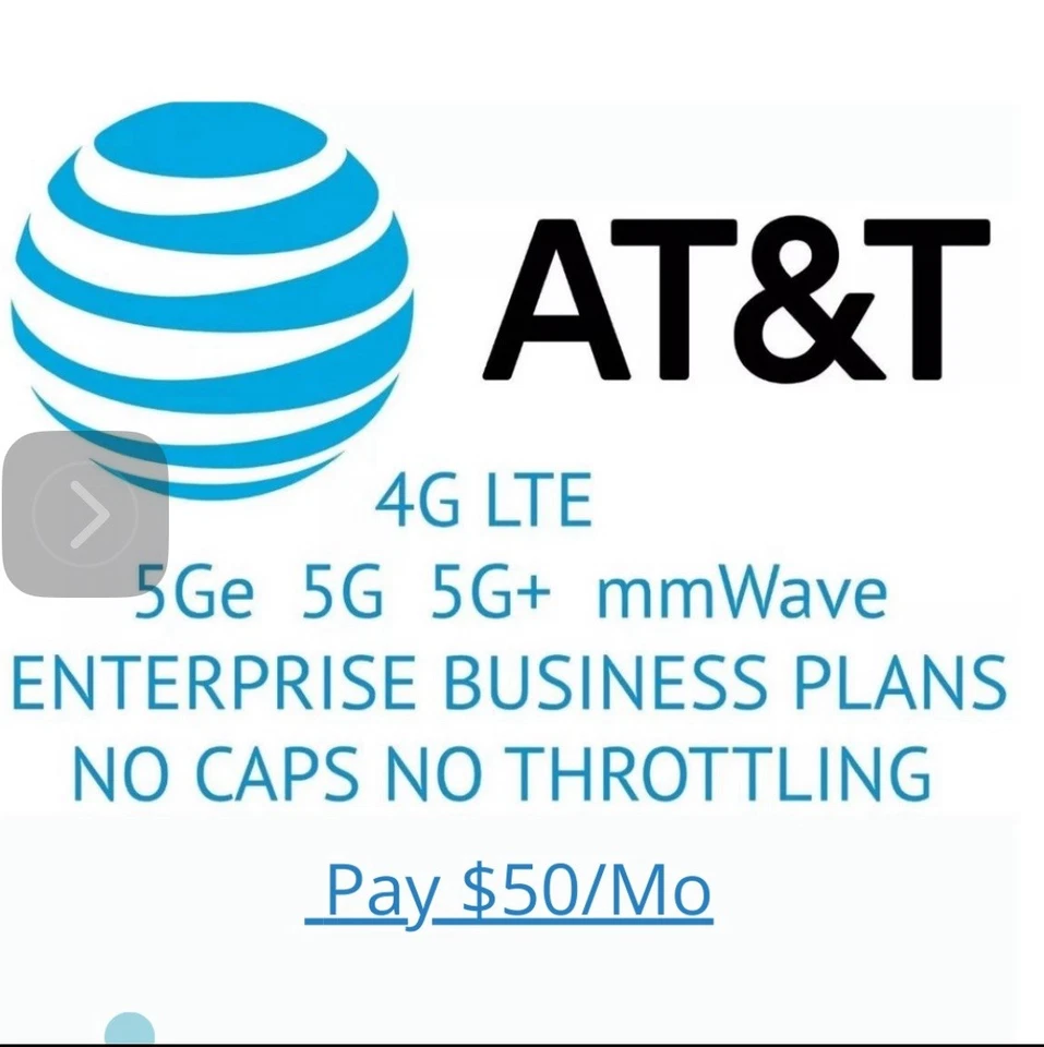 ATT Data Plan Get 2TB of 4G/5G Hotspot for Only $50 a Month!" - Image 1 of 1