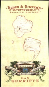 2009 Topps Allen and Ginter Mini World's Biggest Hoaxes #HHB9 San Serriffe - Imagen 1 de 2