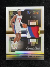 2022-23 Panini Noir Jalen Duren Elegant Decor Rookie Jerseys Patch RC SSP 1/25