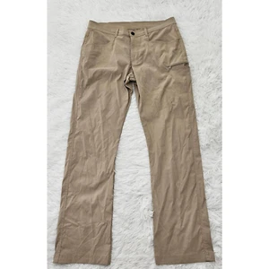 Hellbraune leichte Outdoor-Wanderhose mit geradem Bein für Herren. Größe 31 - Bild 1 von 10