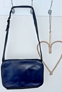 Tula by Radley Shoulder Handbag Dark Navy Blue bag medium leather designer - Picture 1 of 12