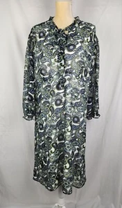 Modcloth Dress Ready To Rise Paisley Print Tie Neck Fairy Women’s Size 2X - Picture 1 of 9
