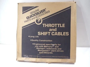 Genuine Quicksilver Mercury Marine/Mercruiser Throttle Shifter Cable 34555A 8' - Picture 1 of 2