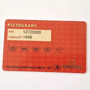 Omega Pictograms card 1272300 - Picture 1 of 2