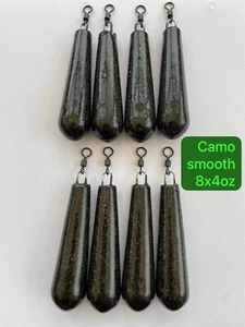 8x 4oz DISTANCE Powder Coated Fishing Leads - Picture 1 of 2