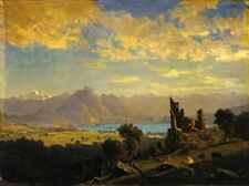 Albert Bierstadt Photo A4 scene in the tyrol 1854