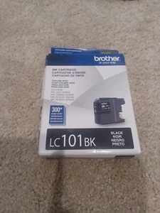 Genuine Original Brother LC101BK Ink Cartridge Black 04-20 New in Package! - Picture 1 of 5