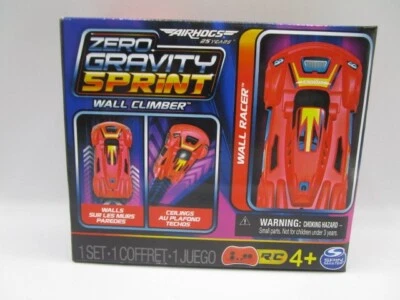 Air Hogs Zero Gravity Sprint RC Car Wall Climber Red Rechargeable - Image 1 of 3