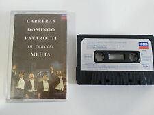 Los 3 Tenors Racing DOMINGO Pavarotti Mehta Concert Cinta Tape Cassette 1990