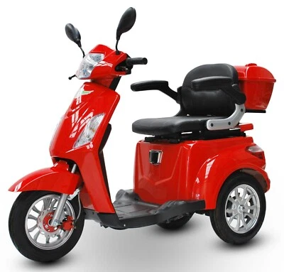 ECO ENGEL 500 Rot, 15 km/h, Seniorenmobil, Elektromobil, E Trike, Elektroroller