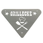 Znak ogrodowy Znak Kącik grillowy ze stali Ogród Znak gotowania BBQ Grill Znaki