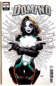 DOMINO #2 GREG LAND 2ND PRINT VARIANT 2018 MARVEL COMICS NM - Picture 1 of 1