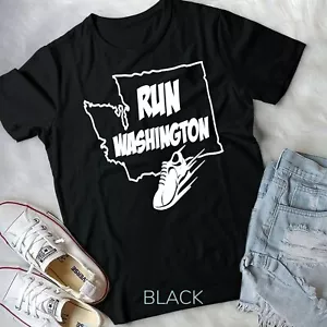 Running Shirt Run Washington Runners T-Shirt Unisex T-shirt - Picture 1 of 11