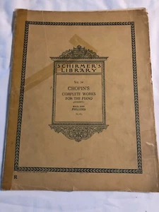 Schirmers Bibliothek, Vol. 34, CHOPIN'S COMPLETE WORKS FOR THE PIANO, BK 9 PRELUDE - Bild 1 von 9