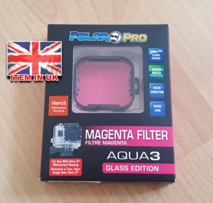 Polar Pro GoPro 60m Dive Housing Super Suit Magenta Aqua3 Filter (P1010) - NEW! - Picture 1 of 9